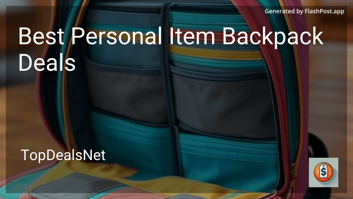 7 Best Personal Item Backpack Deals in 2026