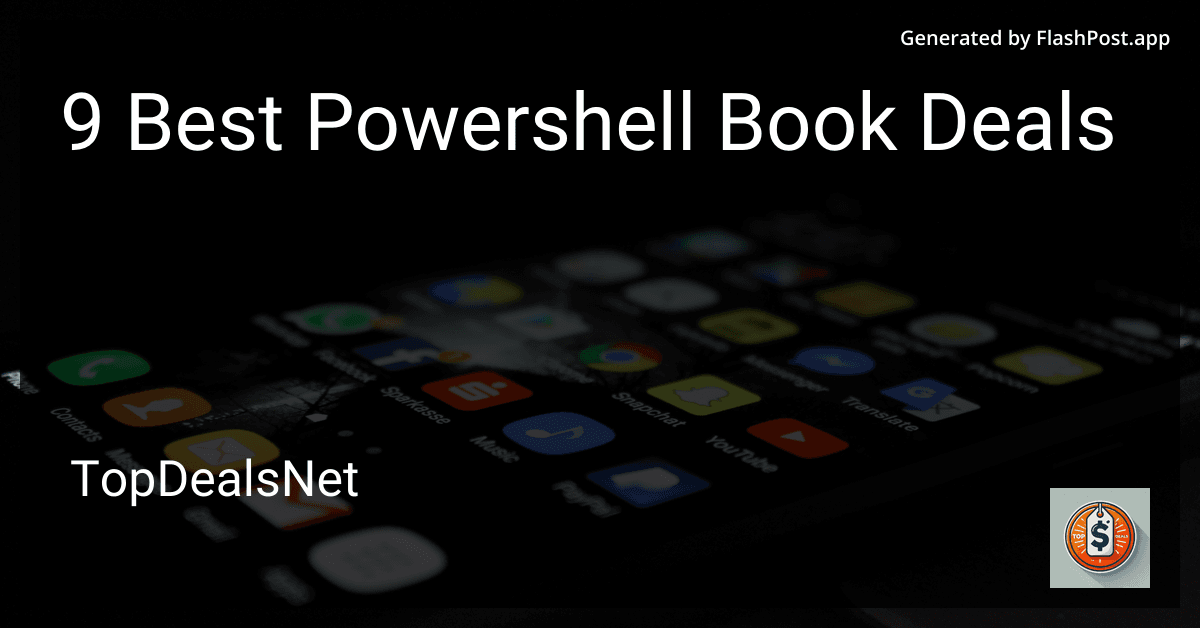 9 Best Powershell Book Deals in 2025 image
