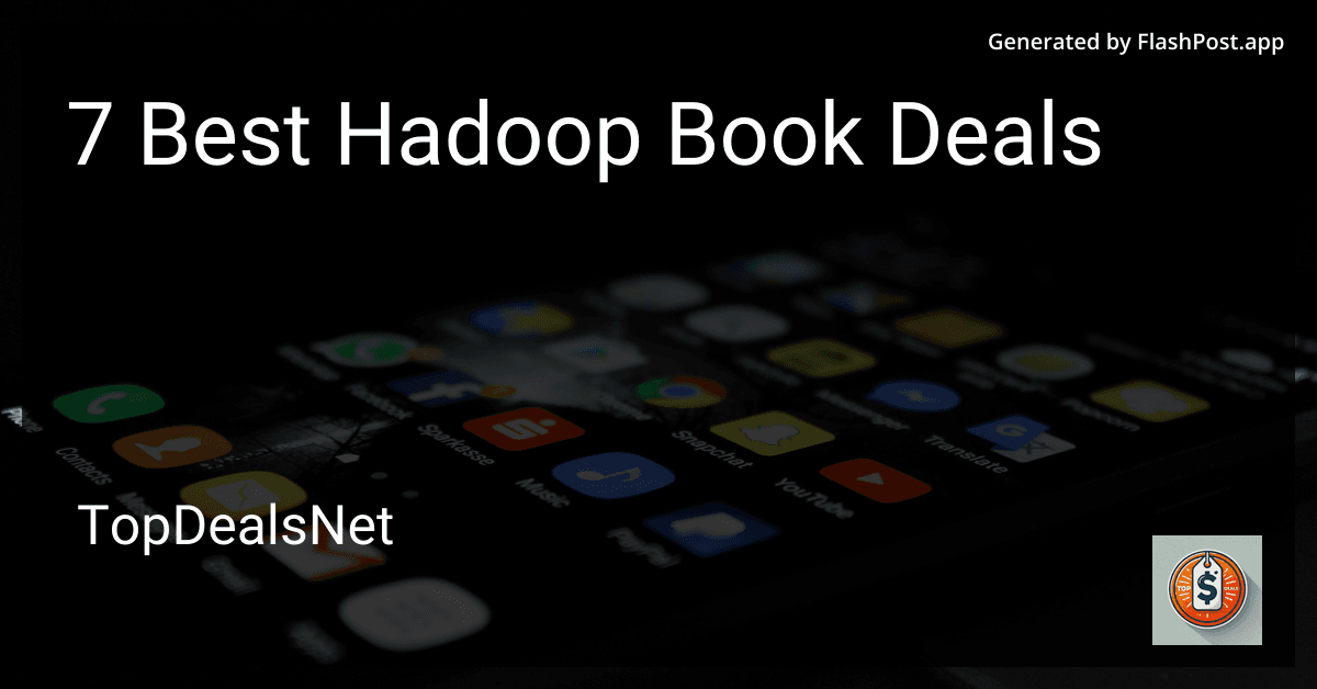 7 Best Hadoop Book Deals in 2025 image