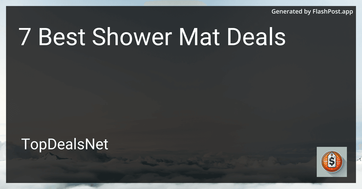 7 Best Shower Mat Deals in 2025 preview