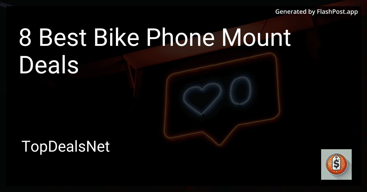 8 Best Bike Phone Mount Deals in 2025 image
