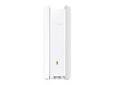 TP-Link Long Range Outdoor Access Point | WiFi Extender Outdoor Universal Compatible | WiFi 6 AX1800 Dual Band | IP68 Weatherproof | Seamless Roaming | Omada Remote Managed (EAP610-Outdoor)