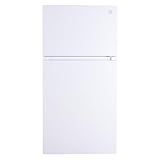 Kenmore 33 in. 20.5 cu. ft. Capacity Refrigerator/Freezer with Full-Width Adjustable Glass Shelving, Humidity Control Crispers, ENERGY STAR Certified, White