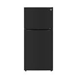 Kenmore 4661349 30" W Top Freezer Refrigerator with Adjustable Glass Shelving, Humidity Control Crispers, Quiet and Energy Efficient Inverter Compressor, Black