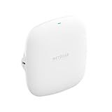NETGEAR Wireless Access Point (WAX210) - WiFi 6 Dual-Band AX1800 Speed | 1 x 1G Ethernet PoE Port | Up to 128 Devices | 802.11ax | WPA3 | Small Size |Up to 4 SSID Networks, Power Adapter Not Included