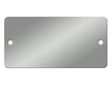 Nap Tags Aluminum Metal Tags for Engraving, 3" x 1.5" Rounded Corner Blank Plate, Durable Aluminum Name Plate for Wall, Custom Office Name Plate, Engraving Tag Plate, Pack of 25