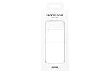 SAMSUNG Galaxy Z Flip4 Clear Slim Cover, Protective Phone Case with Finger Loop, Soft Surface, Durable Design, US Version, Transparent