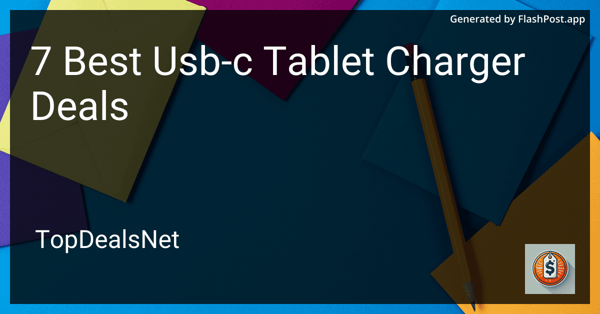 7 Best USB-C Tablet Charger Deals in 2025 image