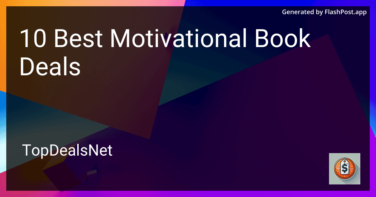 10 Best Motivational Book Deals in 2025 image