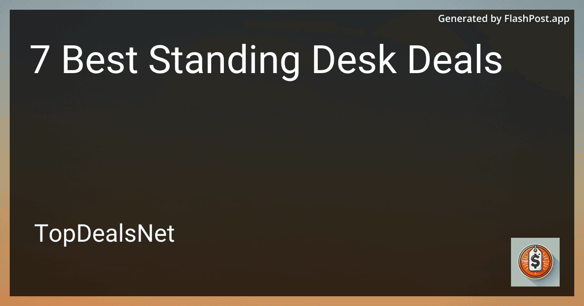 7 Best Standing Desk Deals in 2025 image