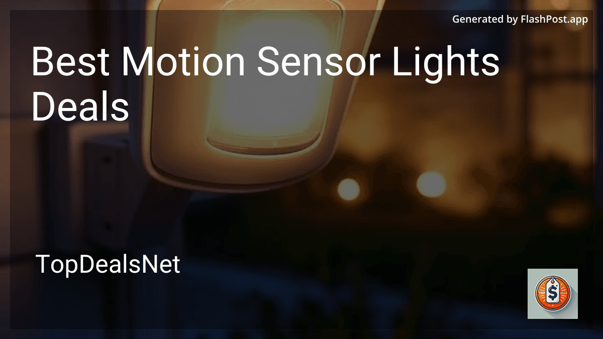 8 Best Motion Sensor Lights Deals in 2026