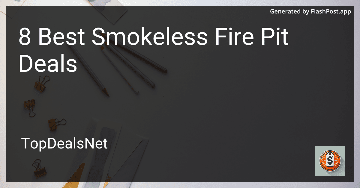 8 Best Smokeless Fire Pit Deals in 2025 image