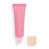 Revolution Beauty London, Juicy Peptide Lip Balm, Hydrating & Plumping Lip Balm with Sheer Color, Infused with Vitamin E & Peptides, Pink Strawberry, 0.27 fl oz