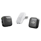 DJI Mic Mini (2 TX + 1 Mobile RX), Ultralight, Active Noise Cancelling