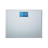 EatSmart Precision Plus Digital Bathroom Scale, 440 lb Capacity, Ultra-Wide Platform with Step-On Technology, Accurate Body Weight Scale, Grey