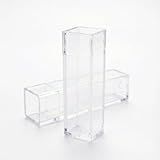 Mikikit 10PCS Cuvette Standard Cuvette Disposable Cuvette Plastic Cuvette Reliable Accurate Professional Transparent for Spectrophotometers