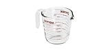 Pyrex Prepware 6001075 Measuring Cup, Red Graphics, Clear