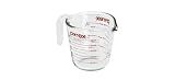 Pyrex Prepware 6001075 Measuring Cup, Red Graphics, Clear