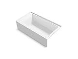 Kohler 26108-RA-0 K-26108-RA-0 Entity 60" x 32" Alcove Bath, Right Drain, White