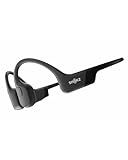 SHOKZ OpenRun Bone Conduction Open-Ear Bluetooth Sport Headphones, Running Workout Bundle with Waterproof Carrying Case & Sweat Headband, IP67 Sweat Resistant, 8H Playtime, Mic, Black