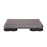 The Step (Made in USA) Original Aerobic Platform – Circuit Size Grey Aerobic Platform and Original Black Risers