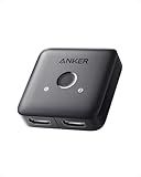Anker HDMI Switch, 4K@60Hz HDMI Switcher, 2 in 1 Out with Smooth Finish, Supports HDR, 3D, Dolby, Compatible with Laptops, PC, Xbox Series, PS5 / PS4, Projector, and More