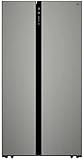 Avanti 15.6 cu. ft. Side-by-Side Apartment Refrigerator with Freezer, Compact Counter-Depth Fridge for Small Spaces, Stainless Steel