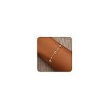 KELAIEN Birthstone Gold Clover Bracelet Dainty 14K Gold Plated Cute Friendship Stackable Bracelets for Women No Tarnish Trendy Charm Best Friend Bracelet Stack For Birthday Gifts Jewelry