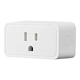 Amazon Basics Smart Plug, Works with Alexa Only, 2.4 GHz Wi-Fi, No Hub Required, 1 Pack, White