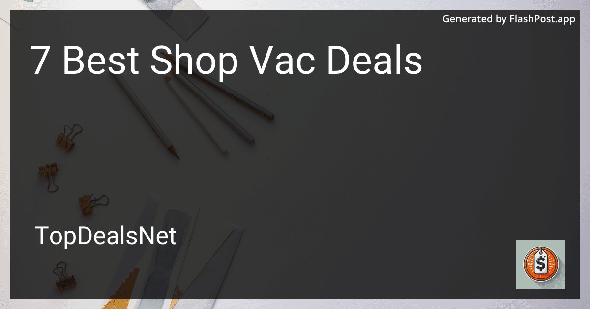 7 Best Shop Vac Deals in 2025 preview