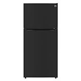 Kenmore 30" Top Mount Refrigerator with Freezer - Adjustable Shelving, Humidity-Controlled Crispers, LED Lighting, ENERGY STAR Certified, Garage Ready, 20.2 cu. ft. Capacity - Black