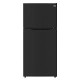 Kenmore 30" Top Mount Refrigerator with Freezer - Adjustable Shelving, Humidity-Controlled Crispers, LED Lighting, ENERGY STAR Certified, Garage Ready, 20.2 cu. ft. Capacity - Black