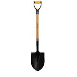 Ashman Heavy-Duty Digging Shovel (1 Pack) 41-Inch with Trenching Blade and Comfortable Handle - Ideal for Garden, Landscaping, Construction, and Masonry - Perfect for Digging Soil, Dirt, and Gravel.