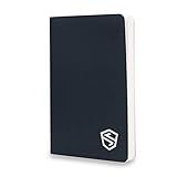 SHIELDFOLIO Stonebook - Crypto Seed Phrase Storage Notebook, Waterproof and Tear-Resistant Stone Paper, 80 Pages, Backup 50+ Wallets Offline, Cold Storage for Bitcoin, Ethereum, and All Hardware Wallets (Ledger, Trezor, Coldcard)
