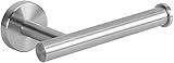 NearMoon Bathroom Toilet Paper Holder, Premium SUS304 Stainless Steel Rustproof Wall Mounted Toilet Roll Holder for Bathroom, Kitchen (1 Pack, Brushed Nickel)