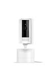 Ring Pan-Tilt Indoor Cam (newest model) — See all around your home or business with 360° pan coverage, HD video, plus Two-Way Talk (2024 release), White