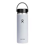 Hydro Flask 20 Oz Wide Flex Cap White