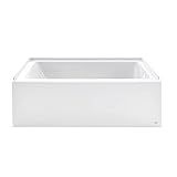American Standard 2946102.020 Studio 60 x 32-Inch Alcove Bathtub, Right-Hand Drain, White