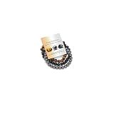 Vinswet Healing Crystal Bracelets for Women Men 8mm Tiger Eye Hematite Black Obsidian Natural Stone Beaded Stretch Bracelet Triple Protection Handmade Gemstone Reiki Spiritual Jewelry Gifts (Triple Protection, 8mm)