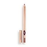 Charlotte Tilbury Lip Cheat Lip Liner Pencil - Creamy Fuller-Looking Lip Pencil with Jojoba Oil & Hyaluronic Acid - Waterproof, Smudge-Proof & Transfer-Proof - 6H Wear - Iconic Nude