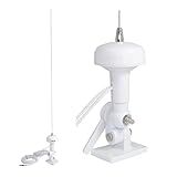 Tram 16773 AIS/VHF/GPS Combo 3 dBd Gain VHF Marine Boating Antenna, White