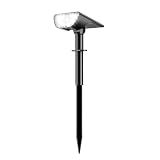 RUIKORING 73 LED Solar Spot Lights Outdoor Waterproof, Cool White, 1 Pack