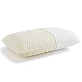 Kiss Dream 100% Talalay Latex Pillow, Natural Sleeping Bed Pillow - Luxury Soft Queen Size Pillow for Side, Back, and Stomach Sleepers - Removable Breathable Cotton Cover (Queen (Medium))