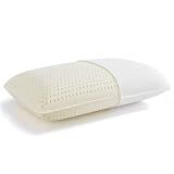 Kiss Dream 100% Talalay Latex Pillow, Natural Sleeping Bed Pillow - Luxury Soft Queen Size Pillow for Side, Back, and Stomach Sleepers - Removable Breathable Cotton Cover (Queen (Medium))