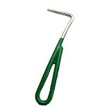 Intrepid International Vinyl Coated Horse Hoof Pick - Metal Hoof Pick, Grooming Tool Horse Pick for Hooves & Comfortable Handling - Green