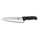 Victorinox Fibrox Pro 8 Inch Chef’s Knife, Dishwasher Safe, Black