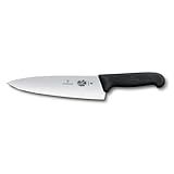 Victorinox Fibrox Pro 8 Inch Chef’s Knife, Dishwasher Safe, Black