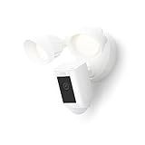 Ring Floodlight Cam Wired Plus — Outdoor home or business security with motion-activated 1080p HD video and floodlights, (2021 release) White