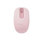 Logitech M196 Compact Ambidextrous Bluetooth Wireless Mouse - Rose