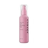 Eva NYC Lightweight Curl Reviving Mist - Anti-Frizz, Hydrate + Define Curls - Non-Sticky Dewy Spray to Revive Fallen Strands with Aloe Leaf + Cactus Flower - Sulfate Free - Melon Scent - 5 fl oz